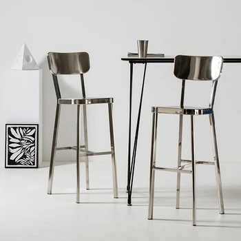 הנורדית המודרנית בר הכיסא עיצוב דלפק מתכת הכיסא כסא בר גבוה המטבח Taburete אלטו מסעדה רהיטים משלוח חינם